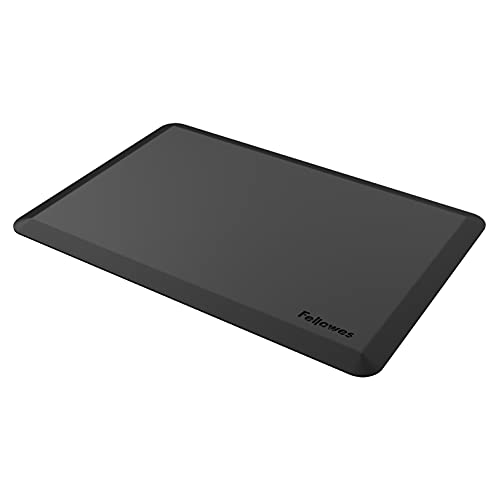 Fellowes - Alfombra ergonómica antifatiga, color negro