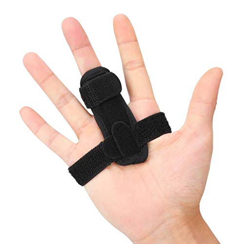 Férula dedo manos pulgar meñique, ajustables soporte abrazadera artritis mazo pequeñas correas aplicar para las manos rigidez y dolor de los dedos, lesiones en las articulaciones, doblada