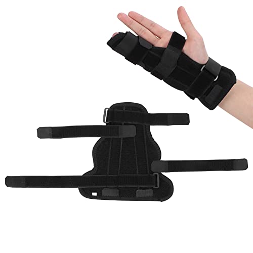 Férula para Mano, Férula para Fracturas - 4.o o 5.o Férula Metacarpiana Soporte para Manos Y Dedos, Alivio Inmediato, Peso Ligero, Pequeño Soporte Portátil para la Mano para Roturas de Dedos(L)