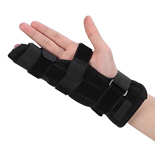 Férula para Mano, Férula para Fracturas - 4.o o 5.o Férula Metacarpiana Soporte para Manos Y Dedos, Alivio Inmediato, Peso Ligero, Pequeño Soporte Portátil para la Mano para Roturas de Dedos(L)