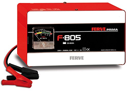 FERVE F-805 Cargador de Baterías de Plomo Ácido