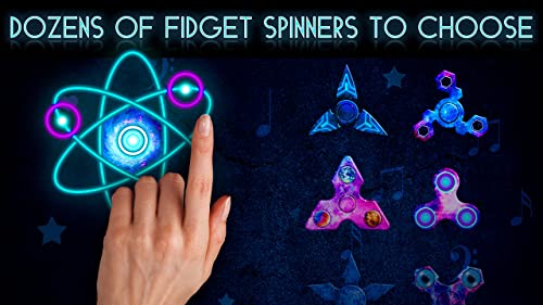 Fidget Spinner with Music: Relaxation Trends | Listen to Music and Swipe