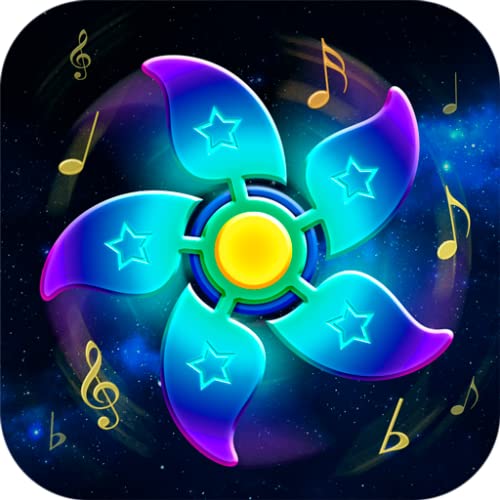 Fidget Spinner with Music: Relaxation Trends | Listen to Music and Swipe