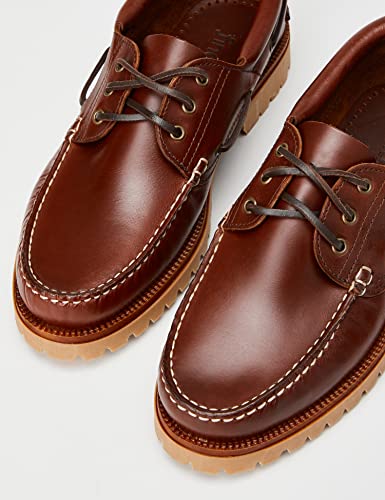 find. AMZ142 - Leather Náuticos, Zapatos para Hombre,Marron, 45/46 EU