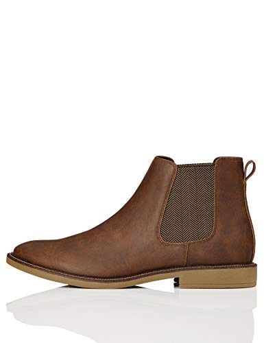 find. Marsh Botas Chelsea, Marrón (Tan Leather Look), 43 EU