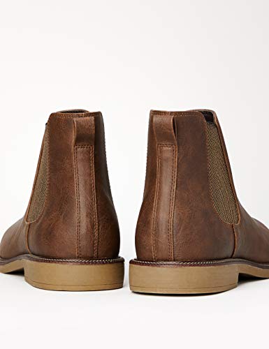 find. Marsh Botas Chelsea, Marrón (Tan Leather Look), 43 EU