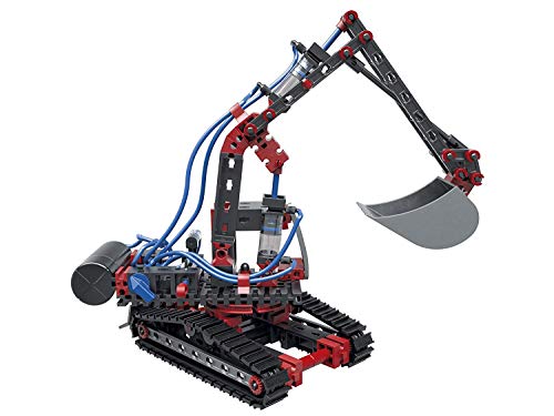 Fischertechnik Pneumatic Power – Aprende Física con este Divertidisimo Juego de Construcción con 5 Modelos Diferentes como la Excavadora