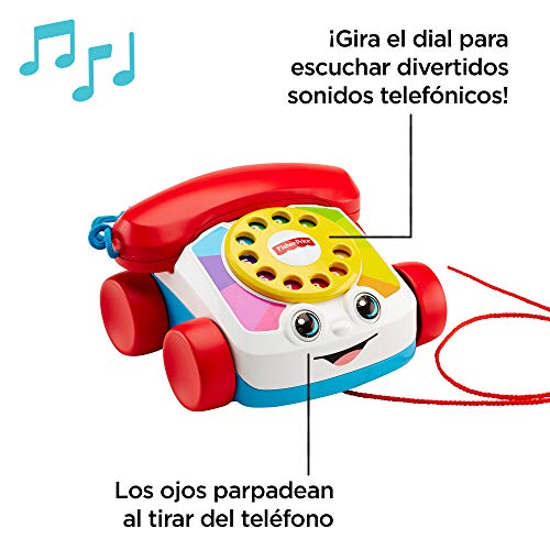 Fisher-Price - Teléfono carita divertida - juguetes bebe 1 año - (Mattel FGW66 )