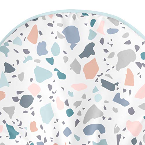 Fisher-Price Terrazzo Balancín, Hamaca con Vibraciones Relajantes, Sillita Plegable Portátil para Bebés 0+ Meses (Mattel GWD39)