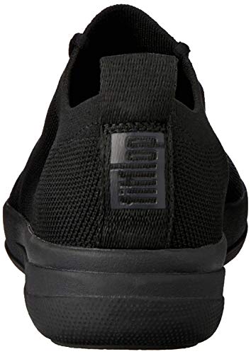 Fit Flop F-Sporty Überknit TM Sneakers, Zapatillas de Gimnasia Mujer, Negro (All Black 090), 40 EU