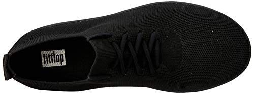 Fit Flop F-Sporty Überknit TM Sneakers, Zapatillas de Gimnasia Mujer, Negro (All Black 090), 40 EU