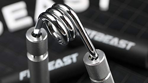 FitBeast Hand Grip 5 Niveles De Resistencia Ajustables 40-100 Lbs (18-45 Kg) Fortalecedores De Mano, Fortalecedor De Muñecas, Fortalecedor De Dedos, Exprimidor De Manos Y Equipo De Entrenamiento