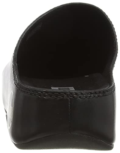 Fitflop Heritage SHUV Slipper-Leather, Obstrucción Mujer, Negro (All Black), 41 EU