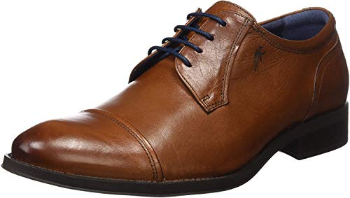 Fluchos | Zapato de Hombre | HERACLES 8412 Memory Cuero Zapato de Vestir | Zapato de Piel de Vacuno de Primera Calidad | Cierre con Cordones | Piso de Goma Personalizado