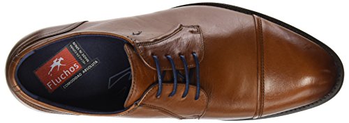 Fluchos | Zapato de Hombre | HERACLES 8412 Memory Cuero Zapato de Vestir | Zapato de Piel de Vacuno de Primera Calidad | Cierre con Cordones | Piso de Goma Personalizado