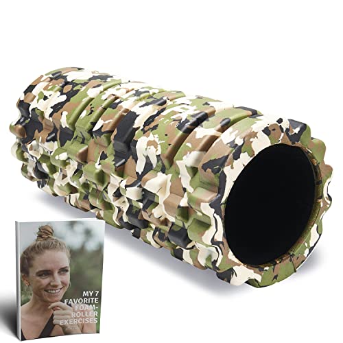 Foam Roller - Rodillo de Espuma para Terapia de Masaje – Para Masajes Muscular Fitness Pilates Yoga - La Mejor Herramienta para Deportivo - Tejido Profundo Liberación Miofascial y Alivio de Dolores