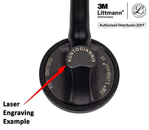 Fonendoscopio 3M™ Littmann® Master Cardiology™ con grabado láser gratuito - Negro 2160