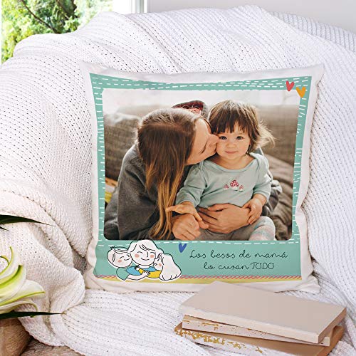 Fotoprix Cojín Mamá Personalizado (Madre 1, 35 x 35 cms)