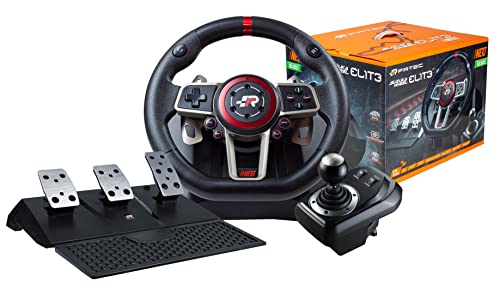 FR-TEC - SUZUKA ELITE NEXT Volante con Pedales y Cambio Manual (Series X, Playstation 4, Xbox One, Playstation 3, Switch y PC) (Xbox Series X)