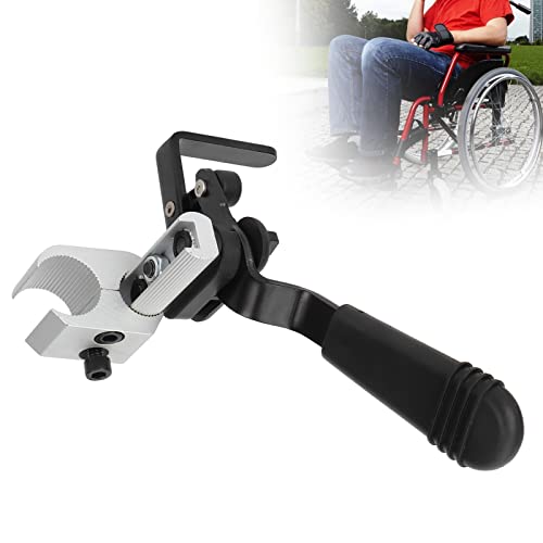 Freno de Silla de Ruedas Manual, Accesorio de Repuesto de Freno de Mano Estable para Silla de Ruedas, Antideslizante Profesional para Pacientes, Tienda de Ventas de Sillas de Ruedas(Pieza izquierda)