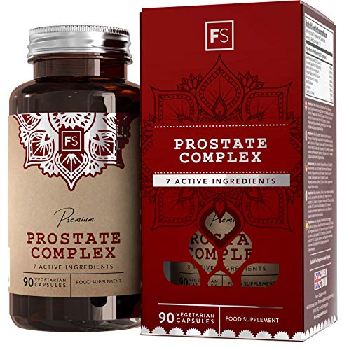 FS Formula para la Prostata Capsulas Veganas 90 | Con Serenoa Repens para Apoyar la Salud de los Hombres | Incluye 8 Ingredientes: Saw Palmetto, Hoja de Ortiga, Semilla de Calabaza y Zinc | Sin OGM