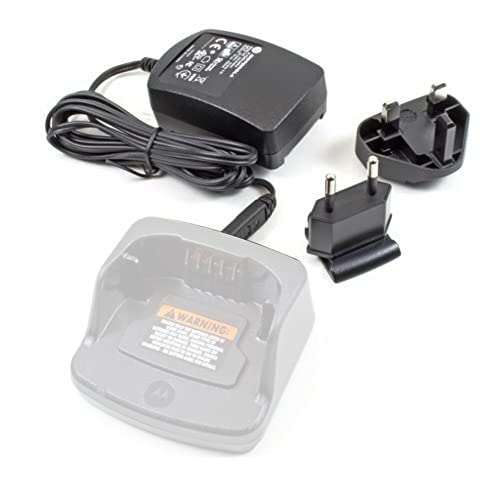 Fuente de alimentación Motorola CHXT24 EU, UK 5V 1.5A para Cargador Motorola PMLN6393A, Compatible con PMR XT225, 420, 460