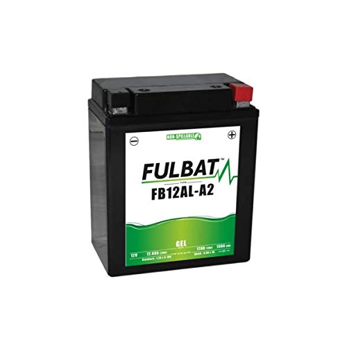 Fulbat - Batería moto Gel YB12AL-A / YB12AL-A2 12V 12Ah