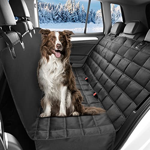 Funda Coche Perro Multifuncional, Cubre Asientos Coche Perro y Universa, Fundas Coche Perro Resistente y 100% Impermeable