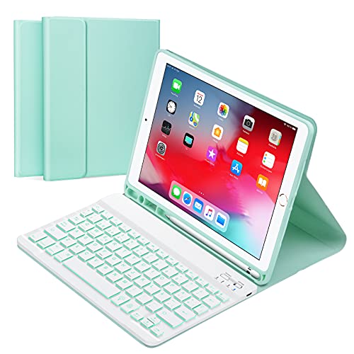 Funda con Teclado Español para iPad 10.2” 8th Gen 2020/7th Gen 2019/ iPad Pro 10.5/iPad Air 3