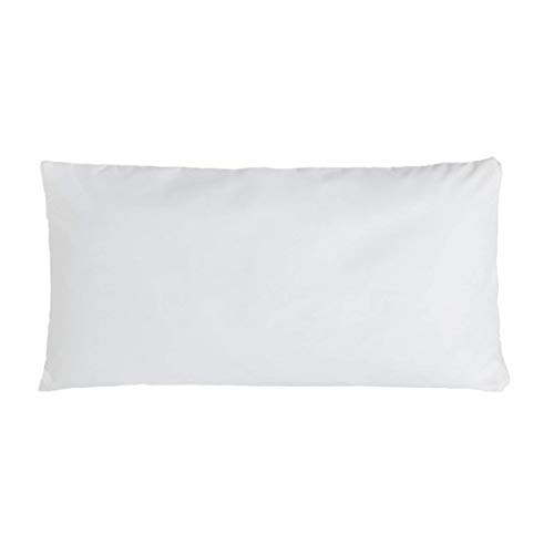 Funda de Almohada Respira Juvenil Infantil Transpirable, Impermeable, antiácaros Tejido 100% algodón Natural para viscoelástica o Latex. (135 cm)