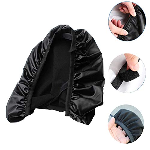 Funda de Asiento Moto 2 Piezas Funda de Asiento Scooter Funda de Cojín para Asiento de Motocicleta Impermeable y a Prueba de Polvo, Funda Protectora para Cojín para Scooter, Protector de Asiento