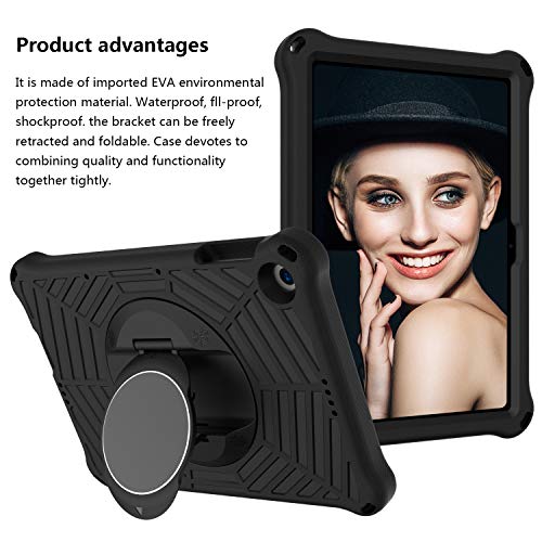 Funda protectora para Huawei Enjoy Tablet 2/MatePad T10/T10S Kids Tablet Case - EVA ligera, a prueba de golpes, con asa a prueba de caídas, cubierta protectora con correa para el hombro