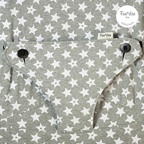 Fundas BCN® - F198/93002 - Funda completa para hamaca BabyBjörn ® Soft ® y Bliss - Estampado Fun Vintage Star