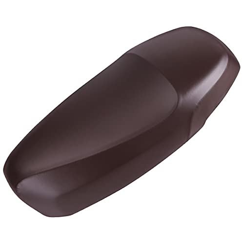 Fundas para Asientos de Motocicleta, Regerly Impermeable de Piel Suave Funda Asiento Moto Utilizable de Doble Cara Color Café (M)