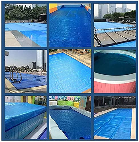 Fundas para piscinas Protector Solar Para Cubierta De Piscina, Manta De Retención De Calor Y Polvo Para Piscina Elevada, Sísmica Y Compresiva, De Fácil Ajuste, Para Piscina ( Size : 2×2m/6.6×6.6ft )