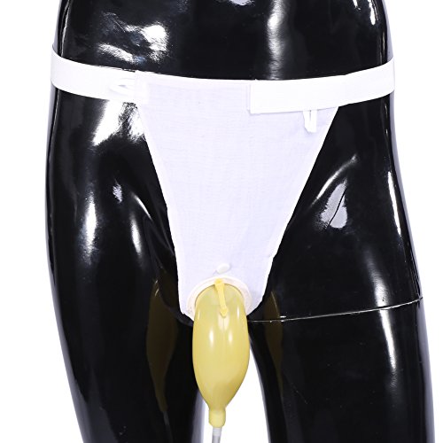 GAESHOW 2 Tipos Reutilizable Masculino Femenino Bolsa de orina Orinal Colector de orina para Incontinencia urinaria(Hombres)