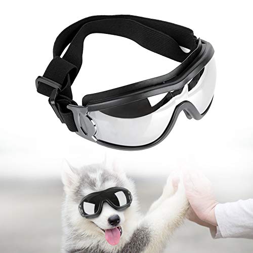 Gafas de Sol para Perros, Gafas para Perro, Gafas Perro Mediano, Gafas Perros Doogles, Gafas Perros Ciegos con Protección UV y Marco Ligero, Protección para Perros Medianos y Grandes