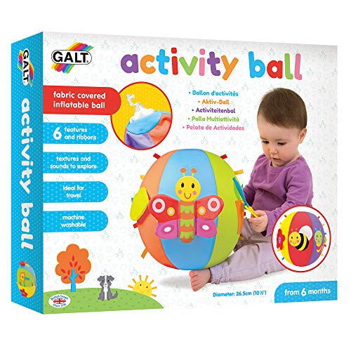 Galt Toys Pelota de Actividades, Multicolor, Diámetro: 26.5 cm