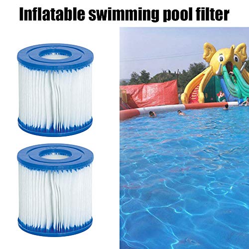 GAODA Elemento de filtro de piscina para Bestway tipo VII e Intex D, cartuchos fáciles de usar, filtro inflable de piscina, filtro eficiente para limpieza de alberca de tubos. (2 unidades)