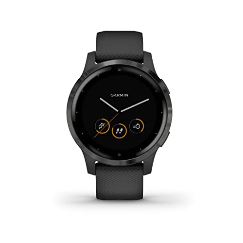 Garmin vívoactive 4S - Reloj inteligente con GPS y funciones de control de la salud durante todo el día, color negro