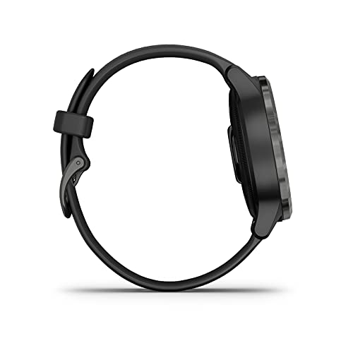 Garmin vívoactive 4S - Reloj inteligente con GPS y funciones de control de la salud durante todo el día, color negro