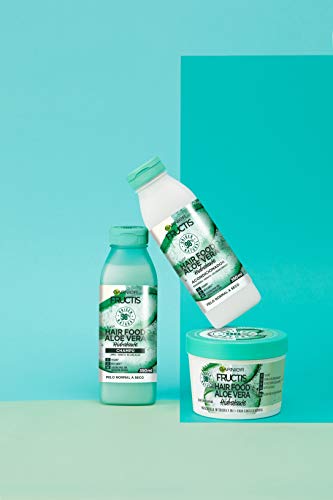 Garnier Fructis Hair Food Mascarilla Capilar 3 en 1 Aloe Vera Hidratante para Pelo Normal - 390 ml