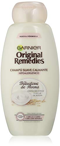 Garnier Original Remedies Delicatesse de Avena champú cuero cabelludo sensible, 600 ml