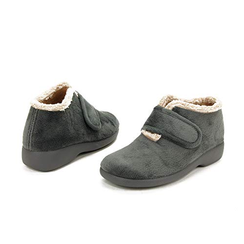 Garzon Zapatillas Casa para Mujer, Gris, 40 EU