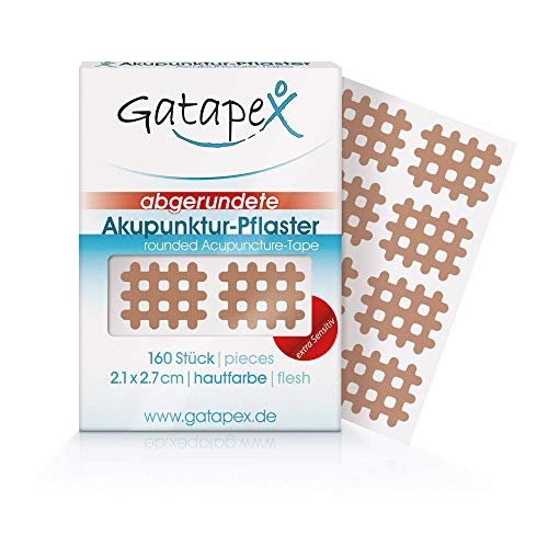 Gatapex - Juego de parches de acupuntura y cinta de kinesiología