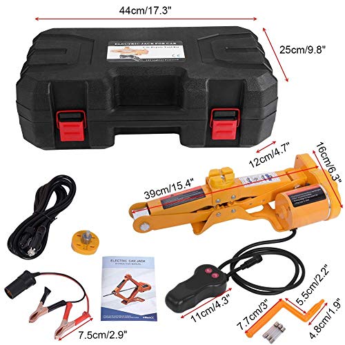 Gato eléctrico automático, 12V DC 2T / 3T Elevador eléctrico de elevación (2T)