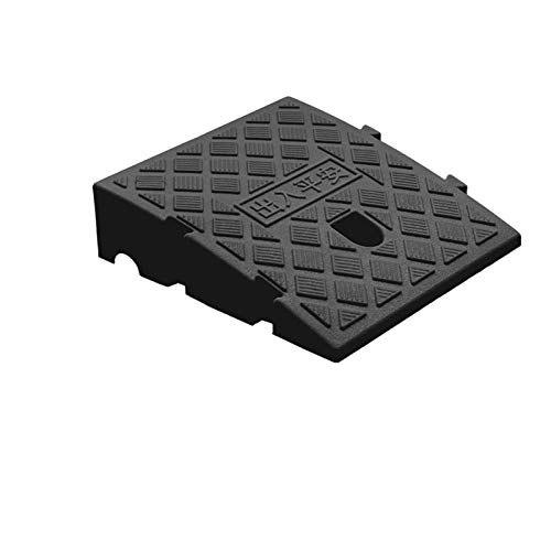 GAXQFEI Rampas de Umbral de Plástico para Trabajos Pesados, Movilidad de Silla de Ruedas Scooter Rampas Skateboarding Ramps Cars/Vehículos/Caravana Curb Ramps - 7 cm / 11Cm / 13Cm Rampas Altas,Ne