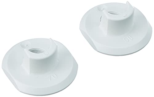 Geberit - Juego De Conexión Geberit Para Inodoro Suspendido, Longitud 18,5 Cm: D90 Mm D1=45Mm Cromado Mate (152.426.46.1)