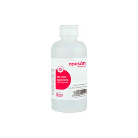 Gel hidroalcohólico Aposan con aloe vera 250 ml