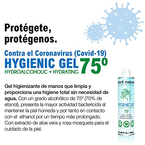 Gel Hidroalcohólico Higienic Gel abril et nature 5.000ml. | Gel de Manos Desinfectante Hidroalcohólico, Sin Enjuague, Hipoalergénico